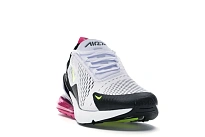 Фото № 2 с приближением к товару «‎Nike Air Max 270 White Black Fuchsia Volt»