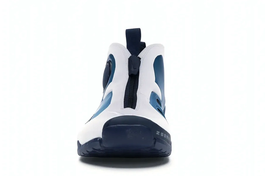 Фото № 2 с приближением к товару «‎Nike Air Flightposite 2 White Navy»