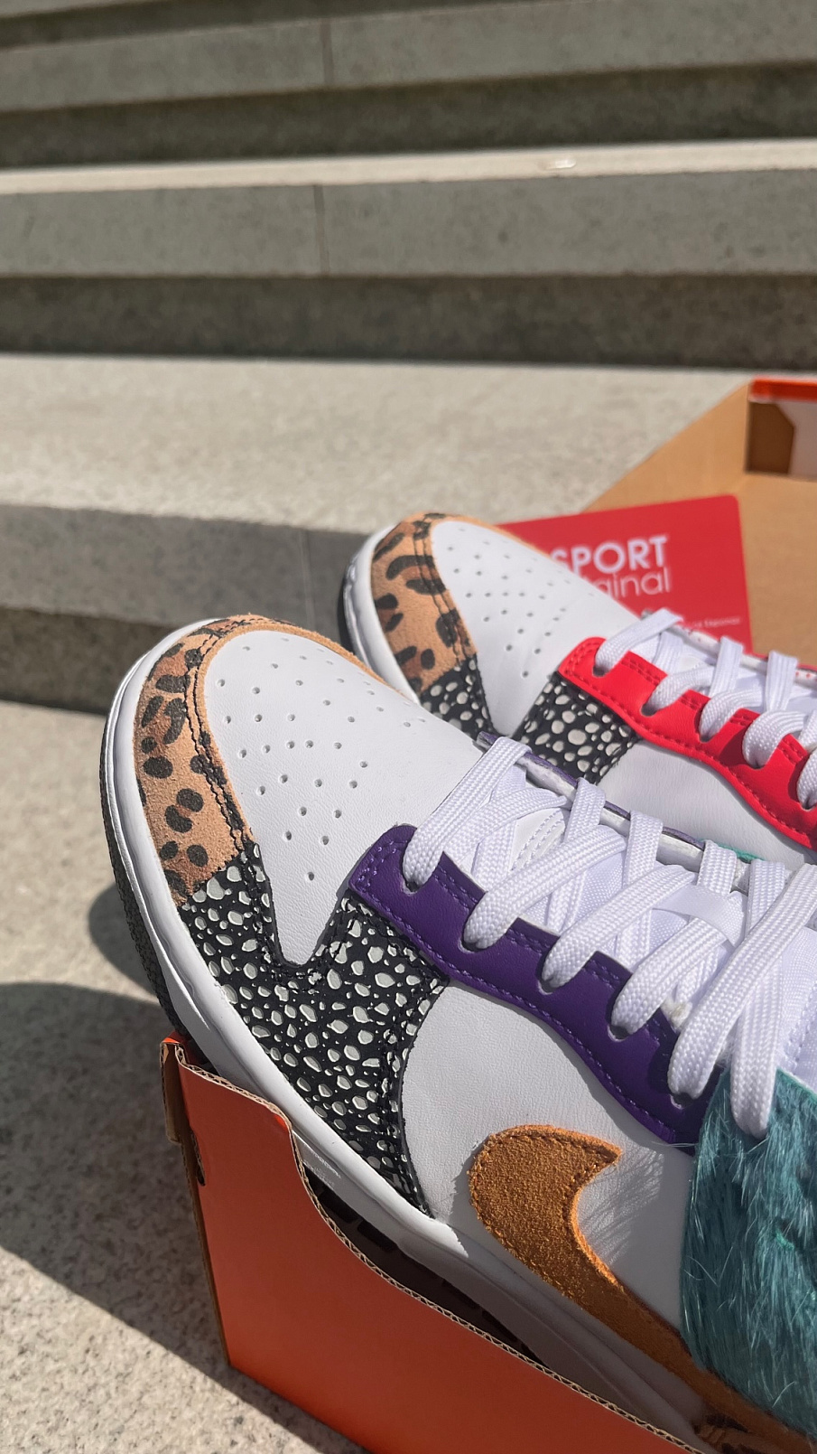 Фото № 4 с приближением к товару «‎Nike Dunk Low Safari Mix»