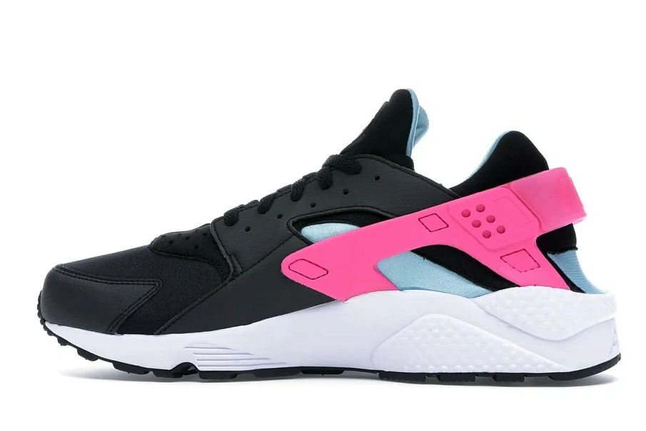 Фото № 5 с приближением к товару «‎Nike Air Huarache Run Black Laser Fuchsia Blue Gale»