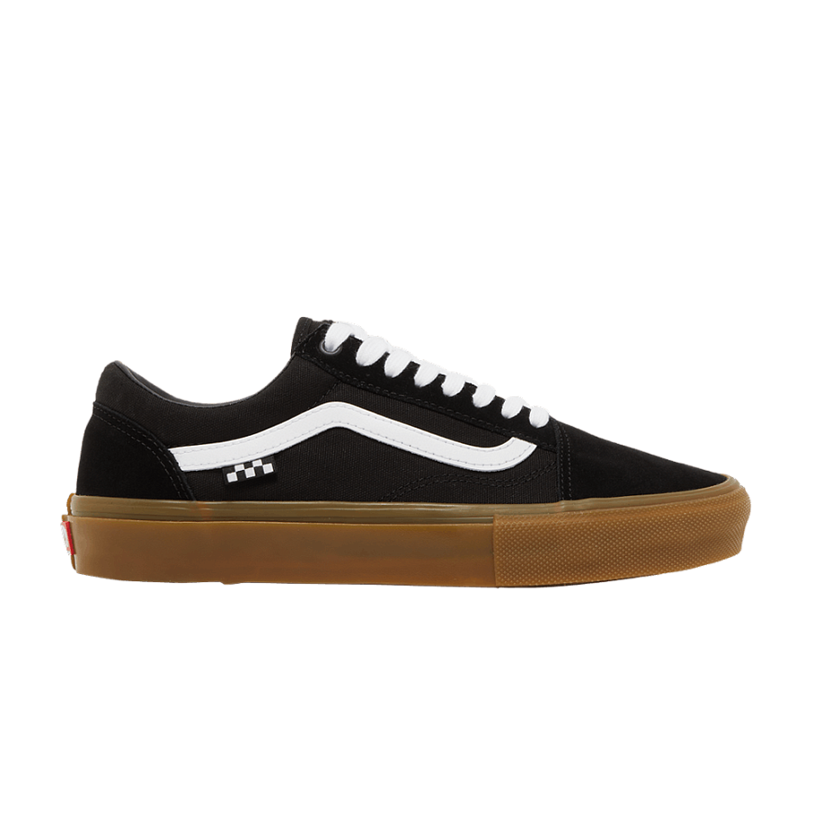 Фото № 1 с приближением к товару «‎Vans Skate Old Skool Checkerboard - Black Gum»