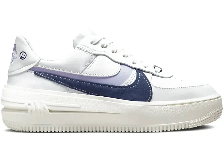 Фото № 1 с приближением к товару «‎Nike Air Force 1 PLT.AF.ORM Summit White Oxygen Purple »