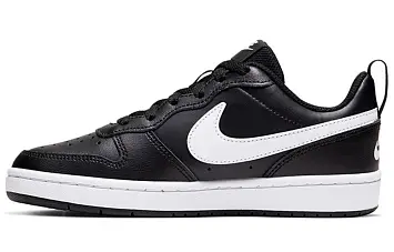 Nike Court Borought Low (GS) BlackWhite - 1