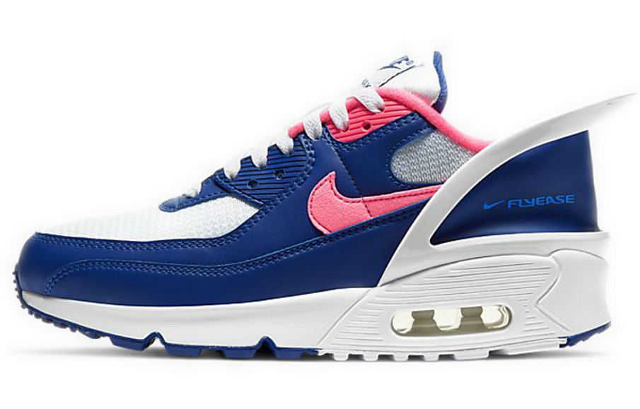 Фото № 1 с приближением к товару «‎Nike Air Max 90 FlyEase 'Pink Blue'»