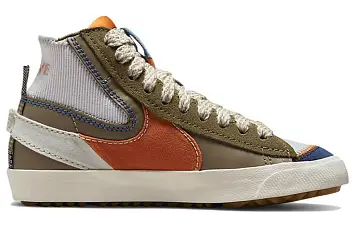 Nike Blazer Mid '77 Jumbo Skate Shoes GrayBlue - 2