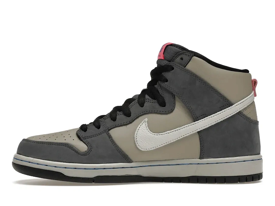 Фото № 3 с приближением к товару «‎Nike SB Dunk High Pro Medium Grey Pink»
