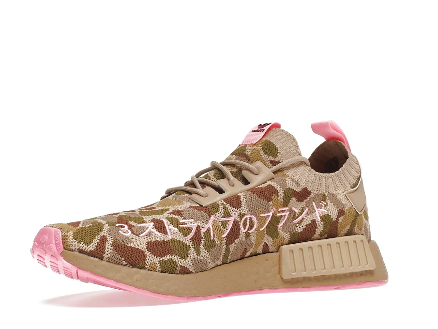 Фото № 3 с приближением к товару «‎adidas NMD R1 Primeknit Duck Camo Pink»