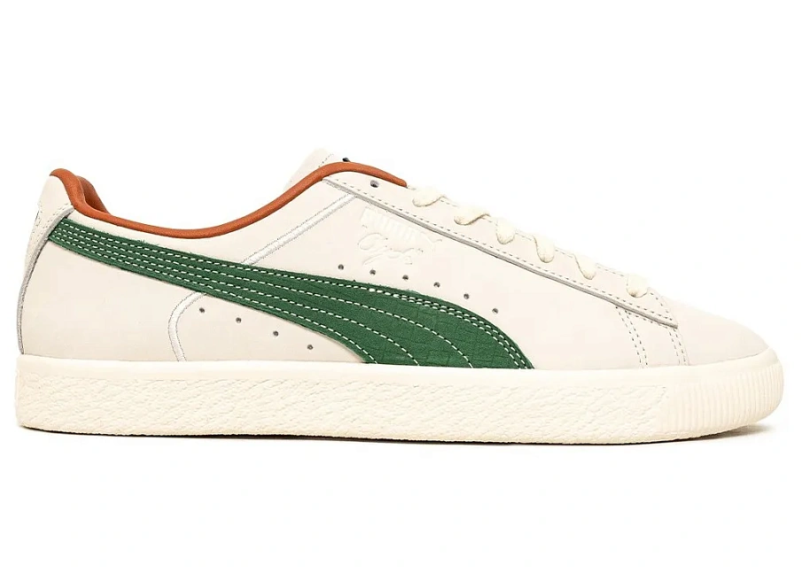 Фото № 1 с приближением к товару «‎Puma Clyde FG Pristine White Vine Green»