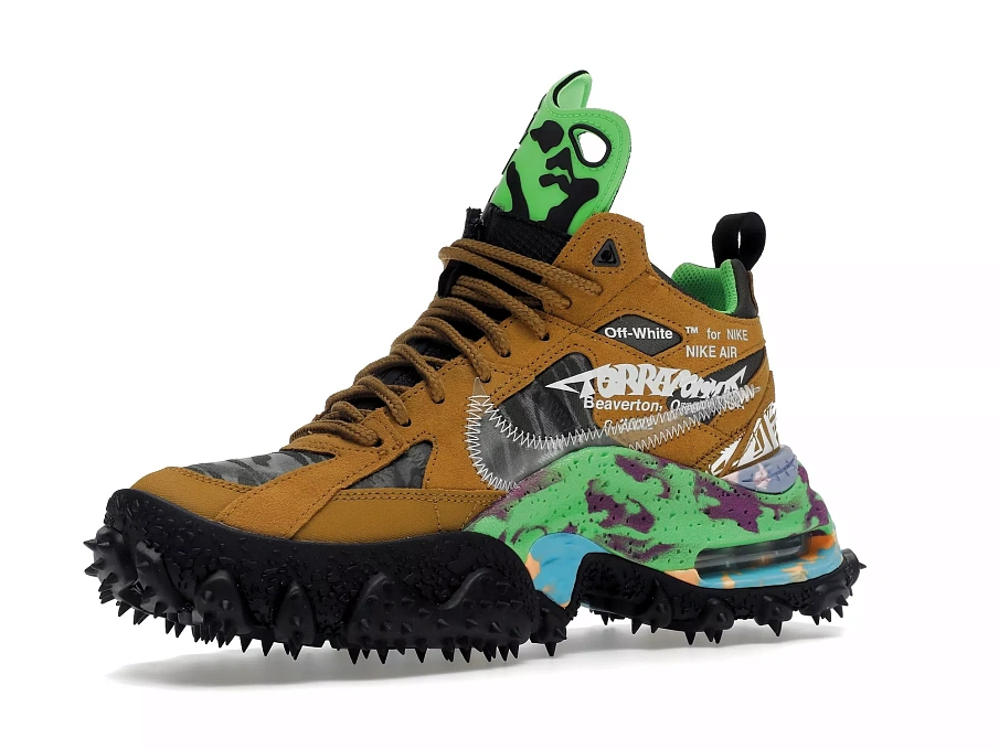 Фото № 4 с приближением к товару «‎Nike Air Terra Forma Off-White Wheat Green Strike»