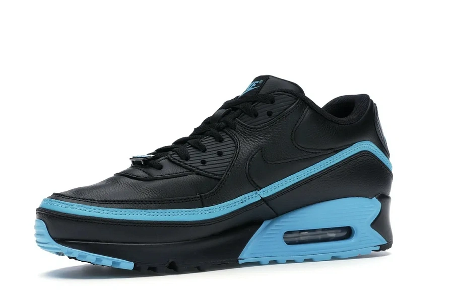 Фото № 4 с приближением к товару «‎Nike Air Max 90 Undefeated Black Blue Fury»