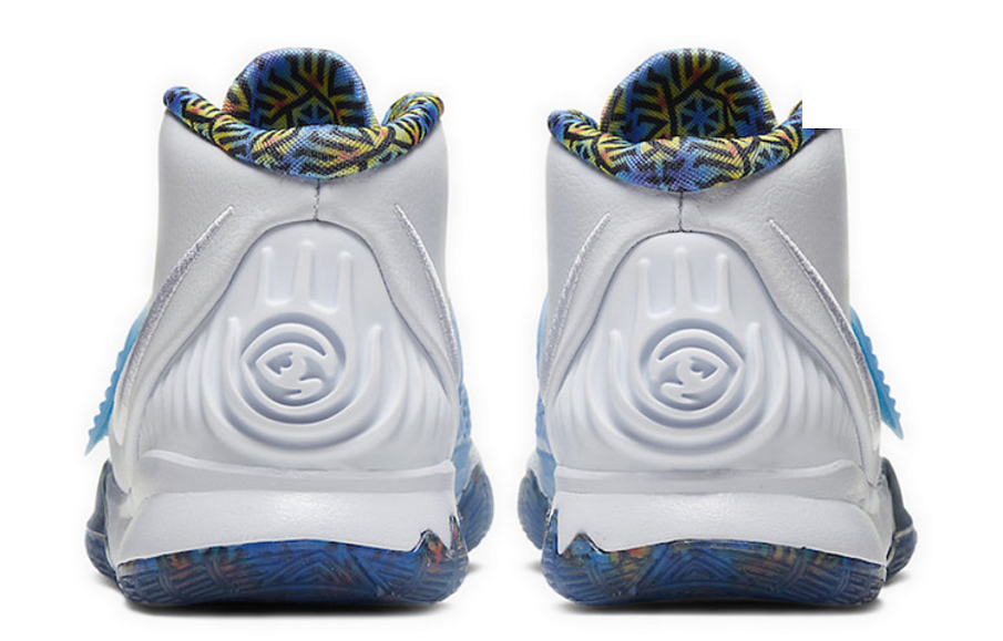 Фото № 4 с приближением к товару «‎Nike Kyrie 6 White Sapphire (Gs)»