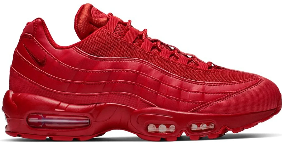 Фото № 1 с приближением к товару «‎Nike Air Max 95 Triple Red»