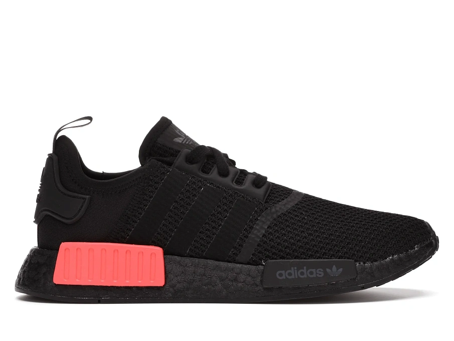 Фото № 1 с приближением к товару «‎adidas NMD R1 Core Black Solar Red (2020)»
