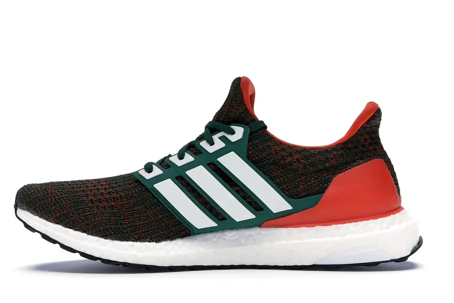 Фото № 3 с приближением к товару «‎adidas Ultra Boost 4.0 Miami Hurricanes»