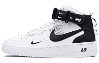 Фото № 1 с приближением к товару «‎Nike Air Force 1 Mid LV8 White Black»