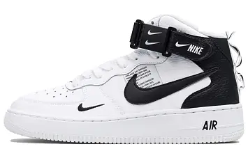 Nike Air Force 1 Mid LV8 White Black (AV3803-100) - 1