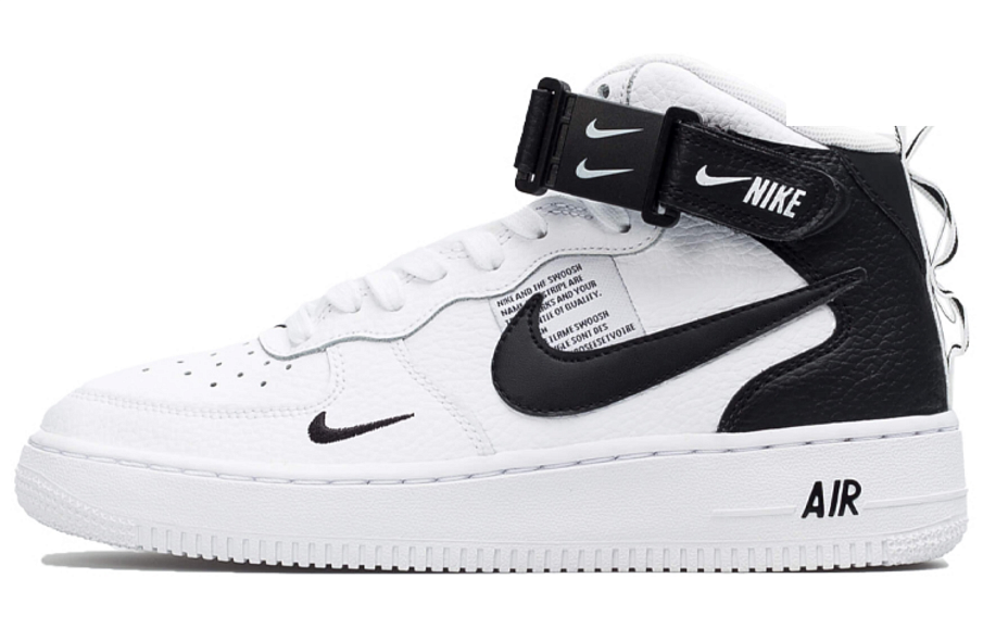 Фото № 1 с приближением к товару «‎Nike Air Force 1 Mid LV8 White Black»