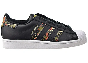 adidas Superstar Core Black Fox Orange