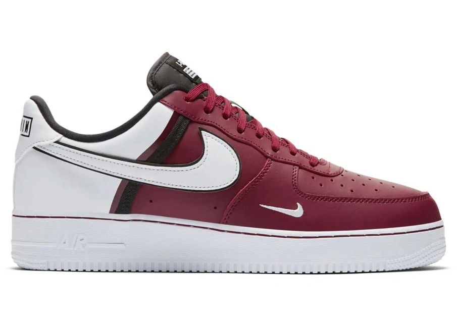 Фото № 1 с приближением к товару «‎Nike Air Force 1 Low 07 LV8 Red Black»