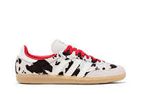 Фото № 2 с приближением к товару «‎adidas Women's Samba OG Cow Print Aurora Coffee»