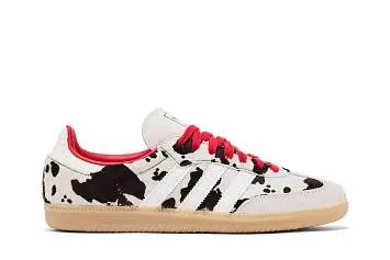 adidas Women's Samba OG Cow Print Aurora Coffee - 2
