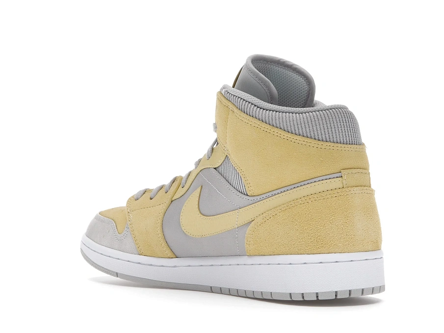 Фото № 6 с приближением к товару «‎Jordan 1 Mid Mixed Textures Yellow»