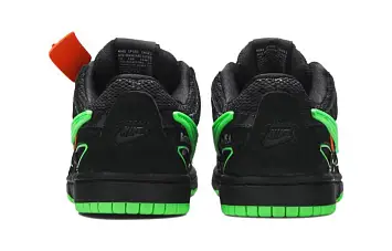 BPOff-White x Nike Air Rubber Dunk "Green Strike" BlackGreen - 4