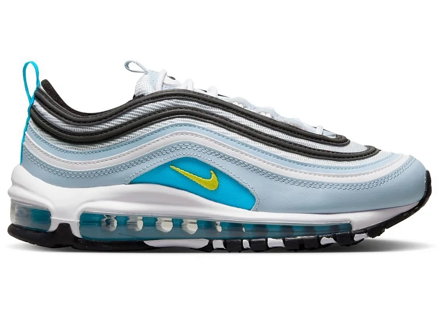 Фото № 1 с приближением к товару «‎Nike Air Max 97 Blue Whisper Opti Yellow »