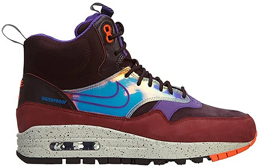 Фото № 1 с приближением к товару «‎Nike Air Max 1 Mid Sneakerboot Deep Burgundy »