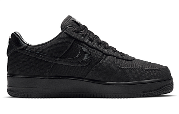 Stussy x Nike Air Force 1 Low 'Triple Black' - 3