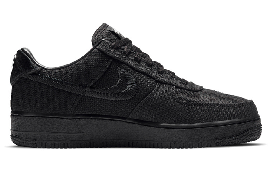 Фото № 2 с приближением к товару «‎Stussy x Nike Air Force 1 Low 'Triple Black'»