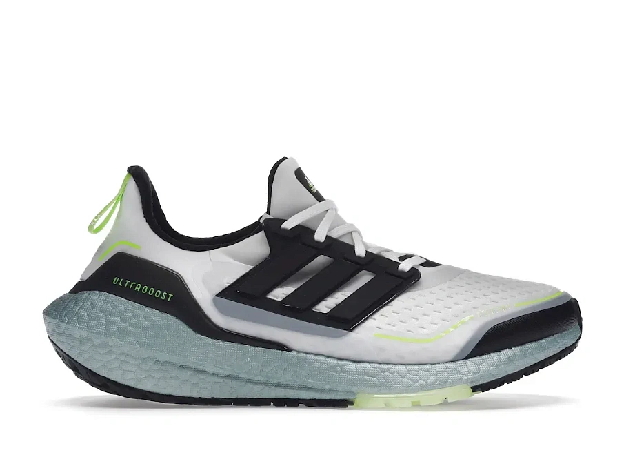 Фото № 1 с приближением к товару «‎adidas Ultra Boost 21 Cold.Rdy White Signal Green»