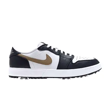 Air Jordan 1 Low G Spiked Golf White Dark Obsidian Khaki - 1