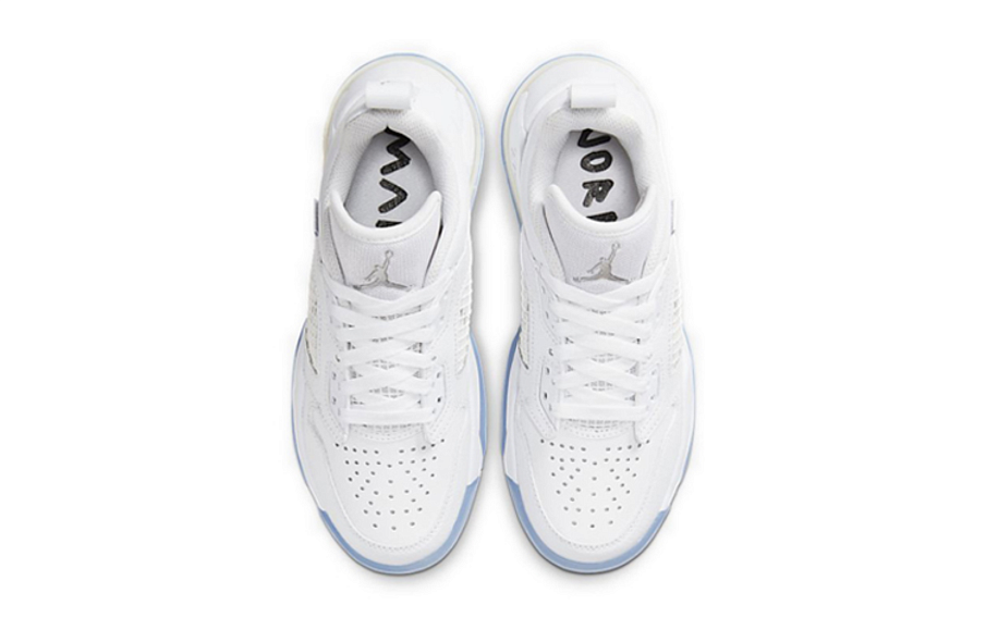 Фото № 4 с приближением к товару «‎Nike Air Jordan Mars 270 Low (Gs) WhiteMetallic Silver»