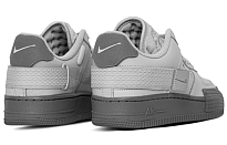 Фото № 4 с приближением к товару «‎Nike Air Force 1 Type Skate Shoes Grey FogCool Grey»