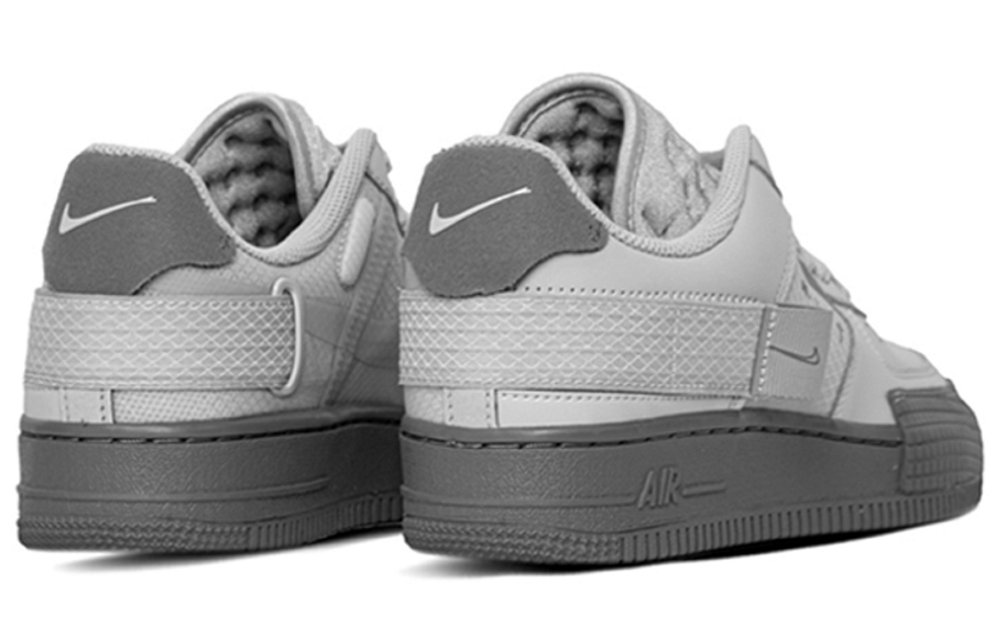 Фото № 4 с приближением к товару «‎Nike Air Force 1 Type Skate Shoes Grey FogCool Grey»