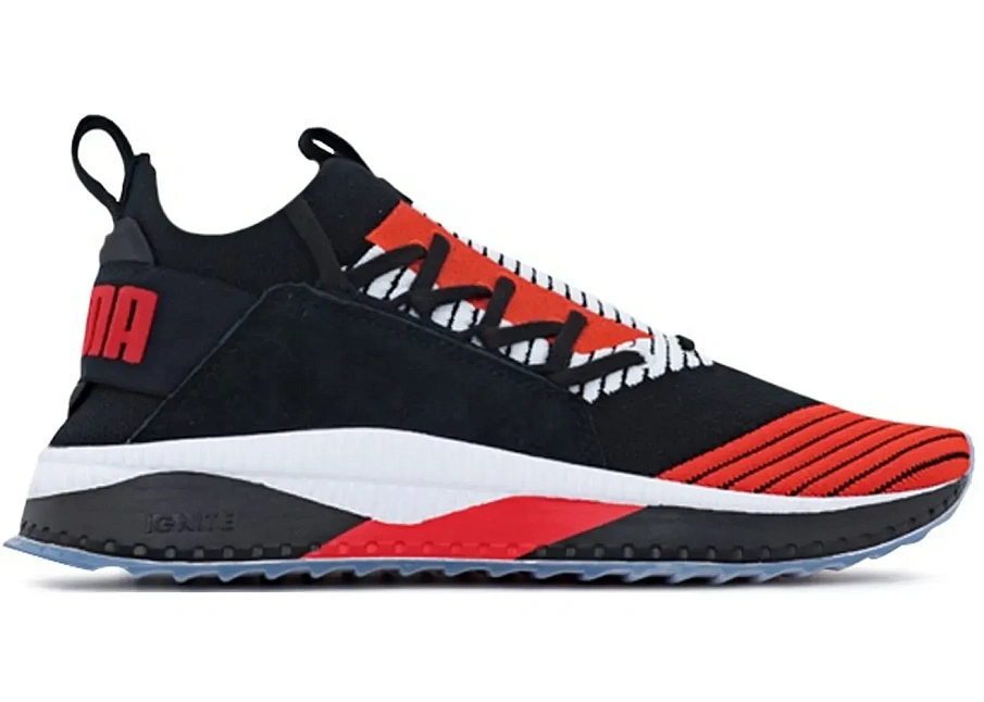 Фото № 1 с приближением к товару «‎Puma Tsugi Jun Cubism Black White Scarlet»