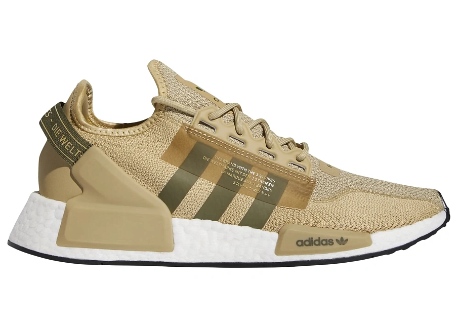 Фото № 1 с приближением к товару «‎adidas NMD R1 V2 Beige Tone Focus Olive»
