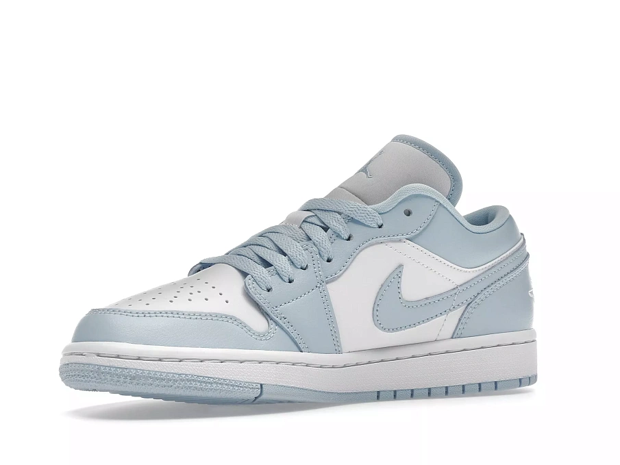 Фото № 2 с приближением к товару «‎Jordan 1 Low White Ice Blue »