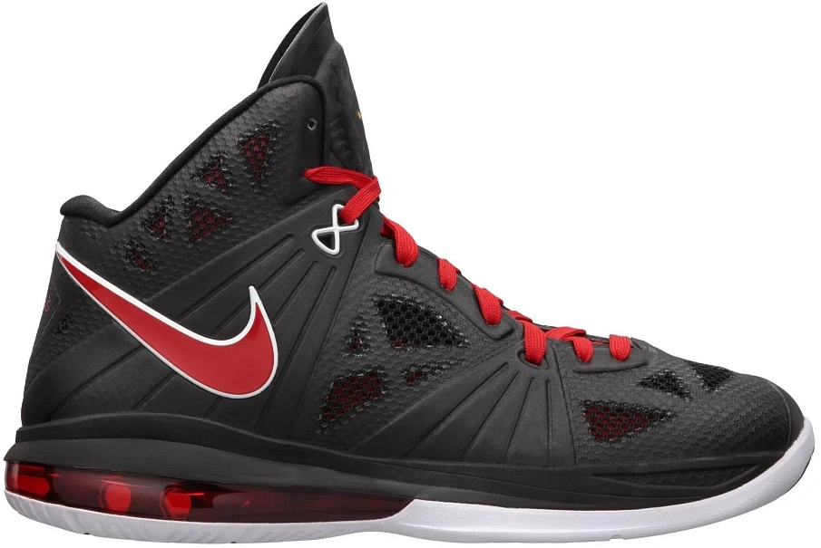 Фото № 1 с приближением к товару «‎Nike LeBron 8 PS White/Black/Red»
