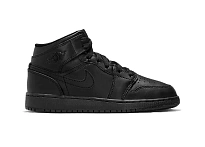 Фото № 1 с приближением к товару «‎Jordan 1 Mid Triple Black (2022) »