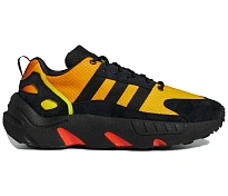 Фото № 1 с приближением к товару «‎adidas ZX 22 Boost Black Semi Impact Orange»