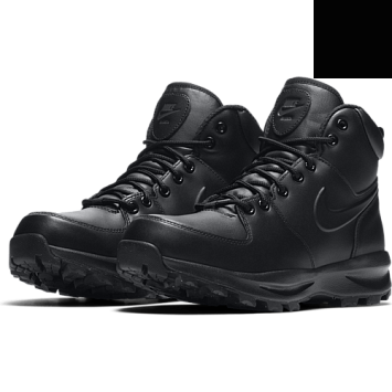 Nike Manoa Leather Black - 4