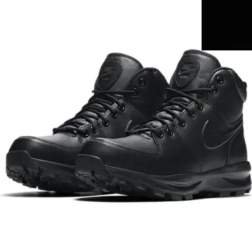 Nike Manoa Leather Black - 4