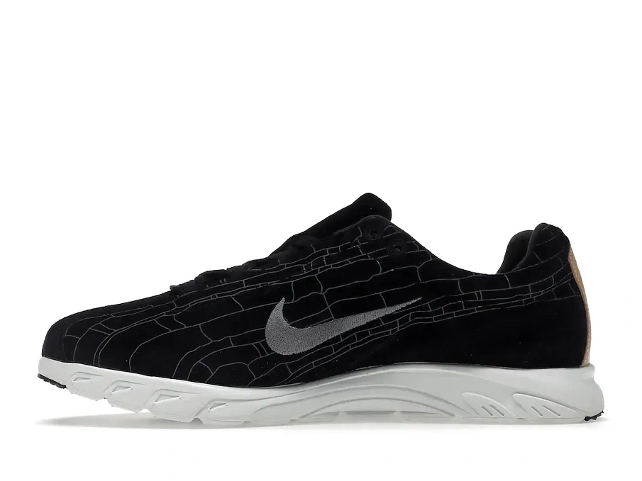 Фото № 3 с приближением к товару «‎Nike Mayfly Leather Premium Black/Black-Dark Grey-Linen»