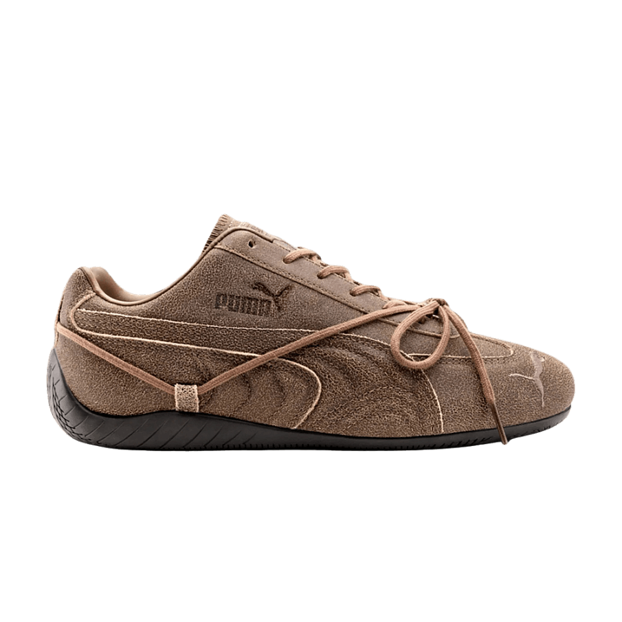 Фото № 1 с приближением к товару «‎Puma Women's x Rose Speedcat Vintage Espresso Haute Coffee Espresso Brown»