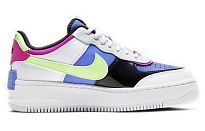 Фото № 2 с приближением к товару «‎Nike Air Force 1 Shadow Skate Shoes WhiteSapphire-Fire Pink-Barel»