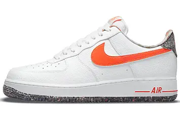 Nike Air Force 1 Marble Low WhiteOrange - 1