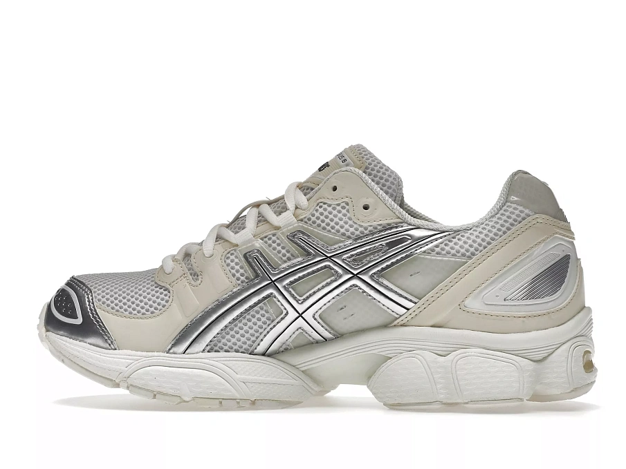 Фото № 6 с приближением к товару «‎ASICS Gel-Nimbus 9 Wind And Sea White Silver»