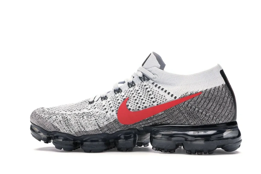 Фото № 6 с приближением к товару «‎Nike Air VaporMax Platinum Red Black»